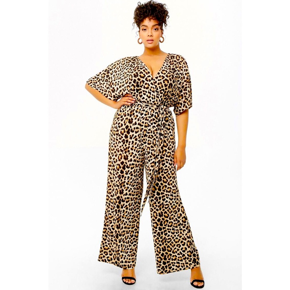 Cheetah Print Jumpsuit